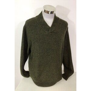 Schott Bros Wool Sweater Shawl Neck Mens XL